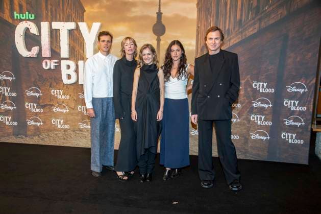 ABB CITYBLOOD- Jenny Schily, Lea Drinda, Soma Pysall und Lars Eidinger zu Gast bei der Premiere der deutschen Hulu Original Serie City of Blood im Kino International am 31.AUGUST 2026 in Berlin Berlin Deutschland