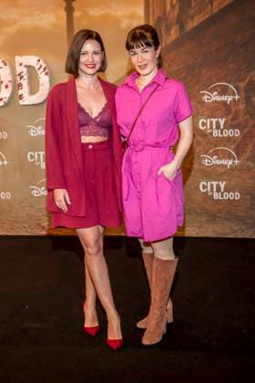 ABB CITYBLOOD- Jennifer Ulrich und Laura Fischer zu Gast bei der Premiere der deutschen Hulu Original Serie City of Blood im Kino International am 31.AUGUST 2026 in Berlin Berlin Deutschland