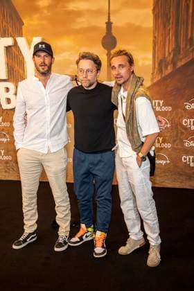 ABB CITYBLOOD- Begleitung Adrian Topol und Constantin von Jascheroff zu Gast bei der Premiere der deutschen Hulu Original Serie City of Blood im Kino International am 31.AUGUST 2026 in Berlin Berlin Deutschland