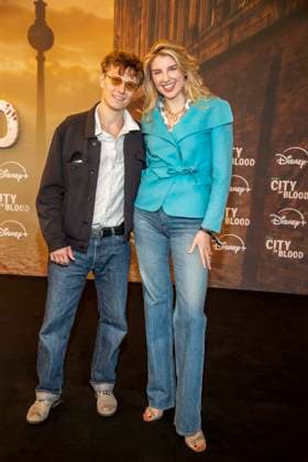 ABB CITYBLOOD- Max Schimmelpfennig und Sarah Loewentraut zu Gast bei der Premiere der deutschen Hulu Original Serie City of Blood im Kino International am 31.AUGUST 2026 in Berlin Berlin Deutschland