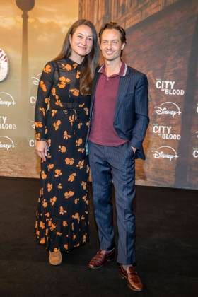 ABB CITYBLOOD- Annie Mosebach und Ehemann Tom Schilling zu Gast bei der Premiere der deutschen Hulu Original Serie City of Blood im Kino International am 31.AUGUST 2026 in Berlin Berlin Deutschland