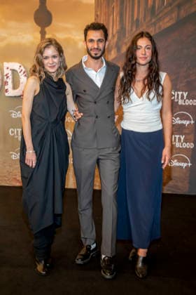 ABB CITYBLOOD- Lea Drinda, Mouataz Alshaltouh und Soma Pysall zu Gast bei der Premiere der deutschen Hulu Original Serie City of Blood im Kino International am 31.AUGUST 2026 in Berlin Berlin Deutschland