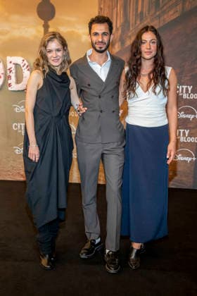 ABB CITYBLOOD- Lea Drinda, Mouataz Alshaltouh und Soma Pysall zu Gast bei der Premiere der deutschen Hulu Original Serie City of Blood im Kino International am 31.AUGUST 2026 in Berlin Berlin Deutschland