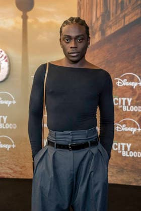 ABB CITYBLOOD- Benny Opoku-Arthur zu Gast bei der Premiere der deutschen Hulu Original Serie City of Blood im Kino International am 31.AUGUST 2026 in Berlin Berlin Deutschland