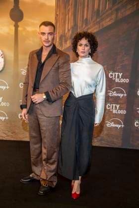 ABB CITYBLOOD- David Schuetter und Melika Foroutan zu Gast bei der Premiere der deutschen Hulu Original Serie City of Blood im Kino International am 31.AUGUST 2026 in Berlin Berlin Deutschland