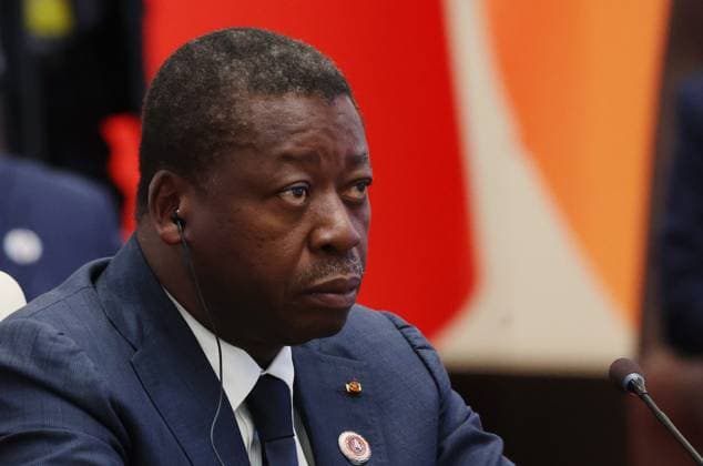 Kyrgyzstan SCO Summit 9232619 01.09.2026 Togolese Prime Minister Faure Gnassingbe attends a meeting in the Shanghai Cooperation Organization (SCO) Plus format in Bishkek, Kyrgyzstan. Vyacheslav Prokofiev Sputnik Bishkek Kyrgyzstan  Copyright: xVyacheslavxProkofievx