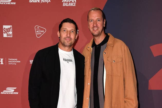 Stefan Kretzschmar und Pascal Hens bei derVerleihung des SPORT BILD, Europas größte Sportzeitschrift, zum bereits 24. Mal in neun Kategorien den SPORT BILD-Award. Mit der Preisverleihung in der Hamburger Fischauktionshallerleihung