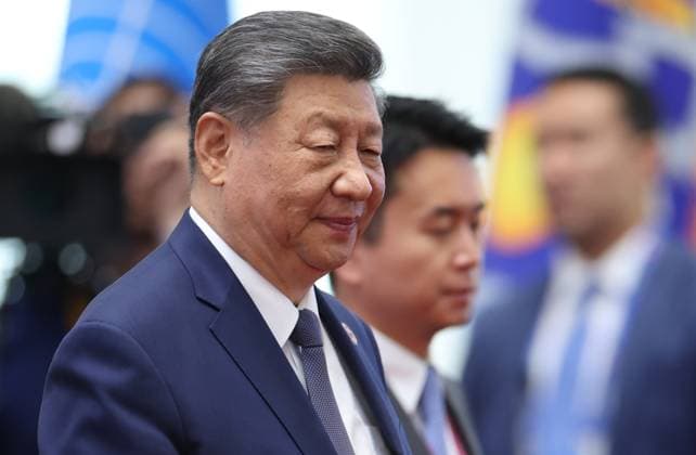Kyrgyzstan SCO Summit 9232690 01.09.2026 Chinese President Xi Jinping walks after a meeting in the Shanghai Cooperation Organization (SCO) Plus format in Bishkek, Kyrgyzstan. Petr Kovalev Sputnik Bishkek Kyrgyzstan  Copyright: xPetrxKovalevx