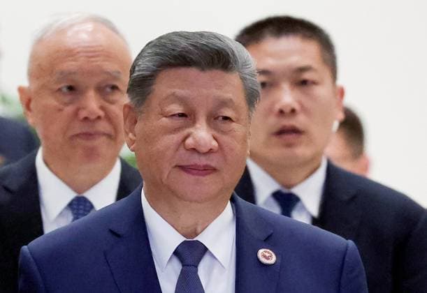 Kyrgyzstan SCO Summit 9232716 01.09.2026 Chinese President Xi Jinping arrives to attend a meeting in the Shanghai Cooperation Organization (SCO) Plus format in Bishkek, Kyrgyzstan. Vyacheslav Prokofiev Sputnik Bishkek Kyrgyzstan  Copyright: xVyacheslavxProkofievx