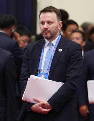 Kyrgyzstan SCO Summit 9232729 01.09.2026 Deputy Chief of Staff of the Russian Presidential Executive Office Maxim Oreshkin waits before a meeting in the Shanghai Cooperation Organization (SCO) Plus format in Bishkek, Kyrgyzstan. Vyacheslav Prokofiev Sputnik Bishkek Kyrgyzstan  Copyright: xVyacheslavxProkofievx