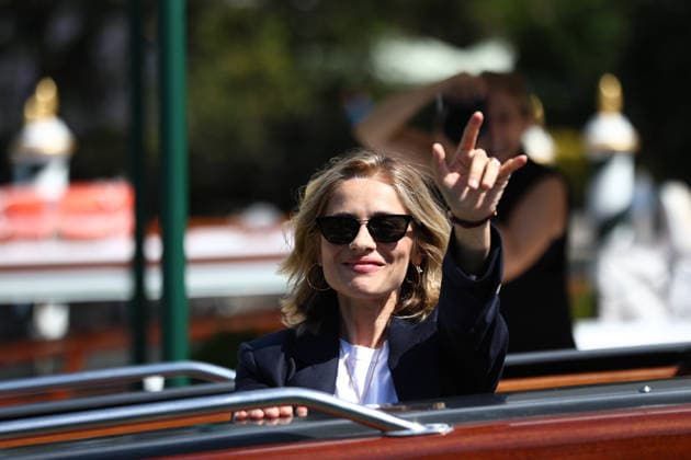 September 1, 2026, Venice Lido, Veneto, Italy: GRETA SCARANO, host of the 83rd Venice International Film.Festival, arrives in Venice Lido, Italy Venice Lido Italy - ZUMAc179 20260901_zep_c179_101 Copyright: xMickaelxChavetx