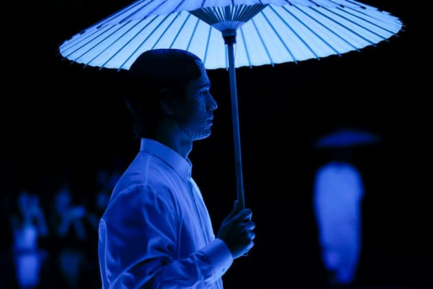 September 1, 2026, Tokyo, Japan: Models wearing fashion designer Joey Samson s collection walk down the runway during the BENCH Fashion Show Threads of Dreams , part of the Rakuten Fashion Week TOKYO 2027 Spring Summer Collection. BENCH is the largest fashion and lifestyle brand in Philippines. The fashion week runs from August 31 to September 5. Tokyo Japan  - ZUMAm191 20260901_aap_m191_047 Copyright: xRodrigoxReyesxMarinx
