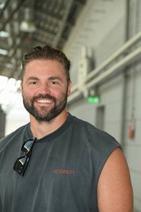 Schauspieler Benjamin Heinrich posiert beim grossen Fantreffen und Preisverleihung der RTL Serie Unter Uns