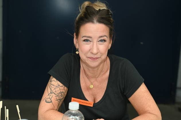 Schauspielerin Isabell Hertel posiert beim grossen Fantreffen und Preisverleihung der RTL Serie Unter Uns
