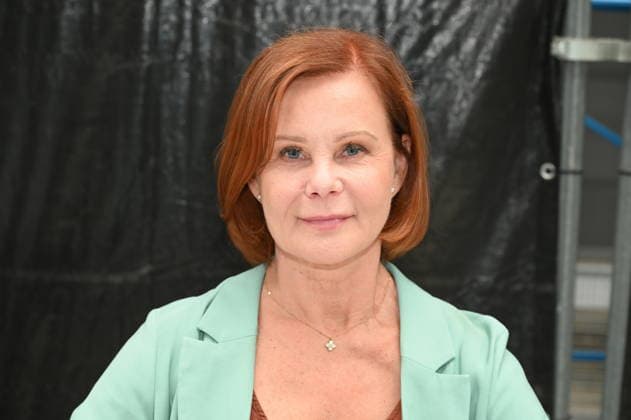Schauspielerin Petra Blossey posiert beim grossen Fantreffen und Preisverleihung der RTL Serie Unter Uns