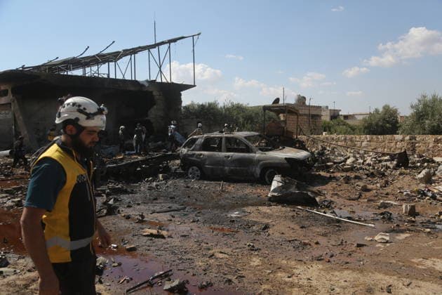 Explosion in Syria’s Idlib kills 5 IDLIB, SYRIA - SEPTEMBER 01: The explosion heavily damages nearby buildings and vehicles after an ammunition-laden vehicle explodes in Syria’s northwestern Idlib province, killing five people and injuring 10 others, according to initial reports, on September 01, 2026. Kasim Yusuf Anadolu Idlib Suriye. Editorial use only. Please get in touch for any other usage.  Copyright: x2026xAnadoluxKasimxYusufx
