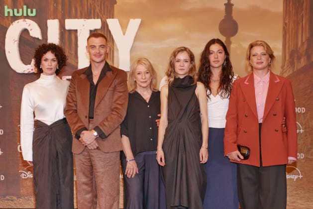 31.08.2026, Melika Foroutan, David Schuetter, Dagmar Manzel, Lea Drinda, Soma Pysall, Joerdis Triebel zur Premiere von City of Blood, Kino International, Berlin, Berlin Berlin