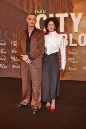 31.08.2026, David Schütter, Melika Foroutan zur Premiere von City of Blood, Kino International, Berlin, Berlin Berlin