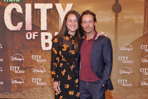 31.08.2026, Annie Mosebach, Tom Schilling zur Premiere von City of Blood, Kino International, Berlin, Berlin Berlin