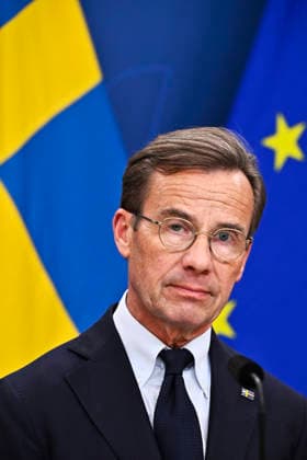 STOCKHOLM, SVERIGE 20260901 Statsminister Ulf Kristersson (M) under en pressträff pa Rosenbad med anledning av det besked som Tysklands regering presenterat rörande hybridangreppet i Leipzig den 4:e augusti. STOCKHOLM SVERIGE x10430x *** STOCKHOLM, SWEDEN 20260901 Prime Minister Ulf Kristersson during a press conference at Rosenbad following the announcement by the German government regarding the hybrid attack in Leipzig on August 4 STOCKHOLM SWEDEN x10430x  Copyright: xChristinexOlsson TTx PRESSTRÄFF OM EUROPEISKA SÄKERHETSLÄGET pndOTTsGfdc