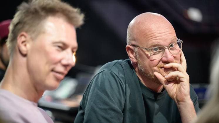 Essen: Proben zur neuen Show Groove im GOP ** NUR FÜR REDAKTIONELLE ZWECKE ** EDITORIAL USE ONLY **<p>Der musikalische Leiter Jens Eckhoff am Dienstag, den 1. September 2026, bei den Proben zur neuen Show Groove im GOP Artistical Theater an der Rottstraße in Essen. Deutschland NRW Bochum Copyright: UwexErnst