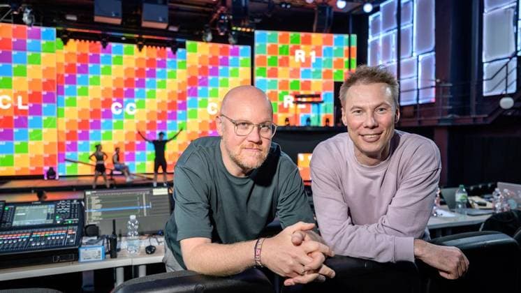 Essen: Proben zur neuen Show Groove im GOP ** NUR FÜR REDAKTIONELLE ZWECKE ** EDITORIAL USE ONLY **<p>Show-Direktor Aleks Uvarov (r.) und der musikalische Leiter Jens Eckhoff am Dienstag, den 1. September 2026, bei den Proben zur neuen Show Groove im GOP Artistical Theater an der Rottstraße in Essen. Deutschland NRW Bochum Copyright: UwexErnst