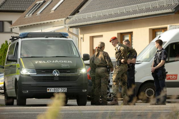 September 1, 2026, Turnow Preilack, Germany: Police vehicles are deployed near the site of the suspected attack on a power substation in Brandenburg, Germany, September 1, 2026. Turnow Preilack Germany - ZUMAs319 20260901_znp_s319_018 Copyright: xGabyxSchuetzex
