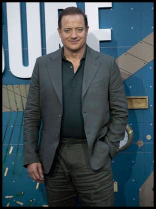 . 01 09 2026. London, United Kingdom. Brendan Fraser, who plays General Dwight Eisenhower, arriving at the Pressure premiere in London.  xStephenxLockx xi-Imagesx IIM-26973-0020