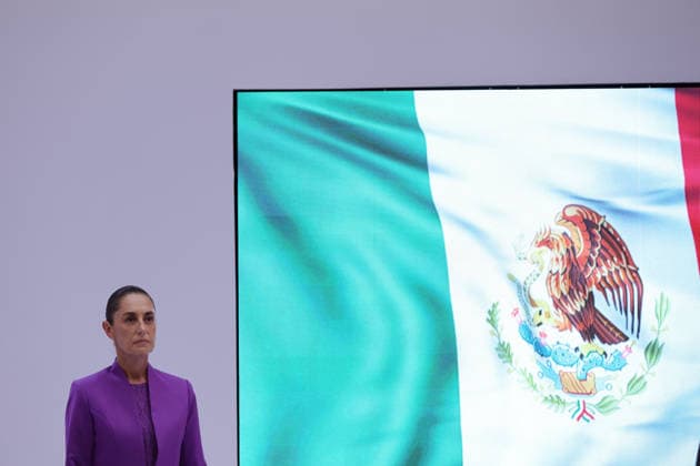 September 1, 2026, Mexico City, Mexico: Mexican President CLAUDIA SHEINBAUM PARDO presented her Second Government Report at the Honor Courtyard of the National Palace in Mexico City, outlining the main achievements and results of her administration nearly two years after taking office. Mexico City Mexico - ZUMAl178 20260901_znp_l178_012 Copyright: xCristianxLeyvax
