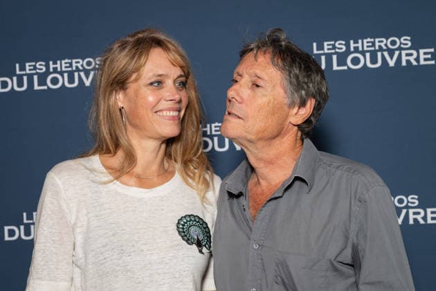 Les Heros Du Louvre Premiere - Paris AJ France Televisions host Antoine de Maximy and his wife Magali Benet attend the photocell of the « Les Heros Du Louvre » Paris Premiere at Cinema l Arlequin on September 1, 2026 in Paris, France. Photo by Alexis Jumeau ABACAPRESS.COM Paris France  Copyright: xJumeauxAlexis ABACAx