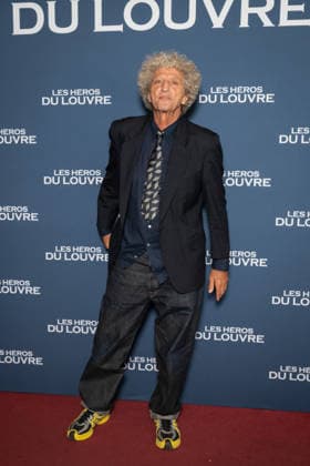 Les Heros Du Louvre Premiere - Paris AJ French director Elie Chouraqui attend the photocell of the « Les Heros Du Louvre » Paris Premiere at Cinema l Arlequin on September 1, 2026 in Paris, France. Photo by Alexis Jumeau ABACAPRESS.COM Paris France  Copyright: xJumeauxAlexis ABACAx