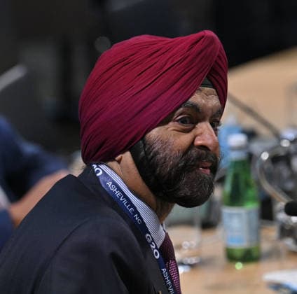 G20 Finance Ministers and Central Bank Governors Meeting In Asheville, North Carolina ASHEVILLE, USA - SEPTEMBER 1: World Bank President Ajay Banga attends the second day of the G20 summit of the Finance Ministers and Central Bank Governors Meeting at the Omni Grove Park Inn in Asheville, NC, United States on September 01, 2026. US Treasury Secretary Scott Bessent is hosting a two-day meeting of the Group of 20 world leaders in finance. Peter Zay Anadolu North Carolina United States. Editorial use only. Please get in touch for any other usage.  Copyright: x2026xAnadoluxPeterxZayx