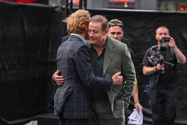 Celebrities attend the European premiere of Pressure in London, United Kingdom Featuring: Damian Lewis, Brendan Fraser Where: London, United Kingdom When: 01 Sep 2026 Credit: Cover Images EDITORIAL USE ONLY. NOT FOR USE BY NEWSPAPERS BASED IN THE UK. Copyright: xx coverimg55964580