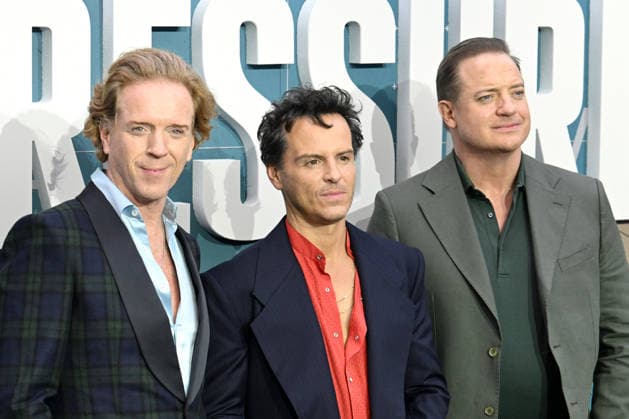 Celebrities attend the European premiere of Pressure in London, United Kingdom Featuring: Andrew Scott, Brendan Fraser, Damian Lewis Where: London, United Kingdom When: 01 Sep 2026 Credit: Cover Images EDITORIAL USE ONLY. NOT FOR USE BY NEWSPAPERS BASED IN THE UK. Copyright: xx coverimg55964581