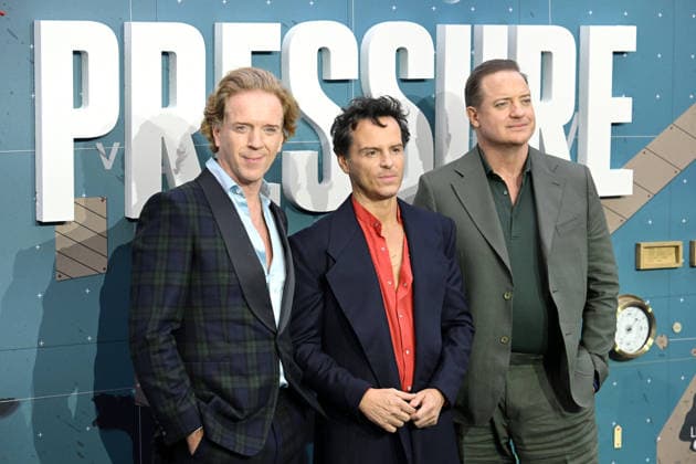 Celebrities attend the European premiere of Pressure in London, United Kingdom Featuring: Andrew Scott, Brendan Fraser, Damian Lewis Where: London, United Kingdom When: 01 Sep 2026 Credit: Cover Images EDITORIAL USE ONLY. NOT FOR USE BY NEWSPAPERS BASED IN THE UK. Copyright: xx coverimg55964582