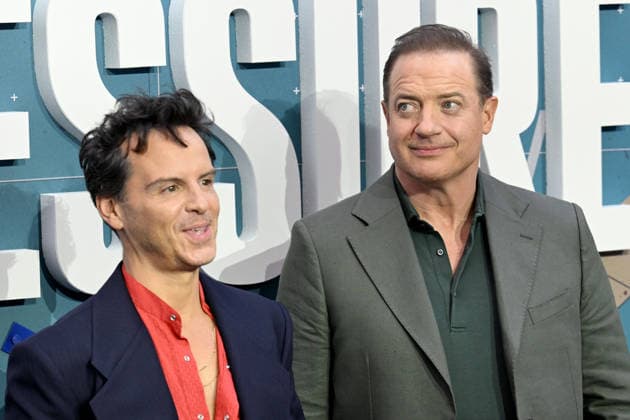 Celebrities attend the European premiere of Pressure in London, United Kingdom Featuring: Andrew Scott, Brendan Fraser Where: London, United Kingdom When: 01 Sep 2026 Credit: Cover Images EDITORIAL USE ONLY. NOT FOR USE BY NEWSPAPERS BASED IN THE UK. Copyright: xx coverimg55964590