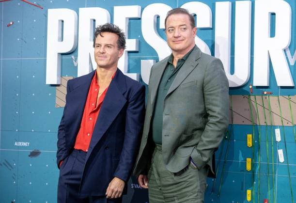 Pressure European Premiere in London. Sept 01, 2026 Pressure European Premiere at the Odeon Luxe, Leicester Square in London, England. UK. 1st September 2026. 01 Sep 2026 Pictured: Andrew Scott and Brendan Fraser.  Copyright: xThexMegaxAgencyxJWP Megax xMEGAx