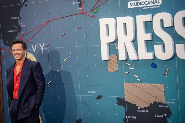 Pressure European Premiere at Odeon Luxe Leicester Square in London - 01 Sep 2026 Andrew Scott attends the European Premiere of Pressure at Odeon Luxe Leicester Square. London United Kingdom Copyright: xLoredanaxSangiulianox xSOPAxImagesx LSangiuliano-4964