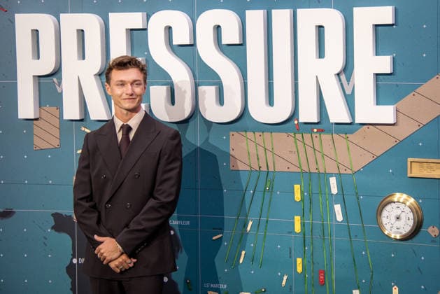 Pressure European Premiere at Odeon Luxe Leicester Square in London - 01 Sep 2026 Harrison Osterfield attends the European Premiere of Pressure at Odeon Luxe Leicester Square. London United Kingdom Copyright: xLoredanaxSangiulianox xSOPAxImagesx LSangiuliano-5108