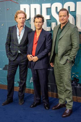 Pressure European Premiere at Odeon Luxe Leicester Square in London - 01 Sep 2026 (L-R) Andrew Scott, Brendan Fraser and Damian Lewis attend the European Premiere of Pressure at Odeon Luxe Leicester Square. London United Kingdom Copyright: xLoredanaxSangiulianox xSOPAxImagesx LSangiuliano-5171