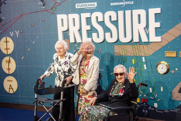 September 1, 2026, London, United Kingdom: Ruth Barnwell, Dorothea Barron and Marie Scott attend the European Premiere of Pressure at Odeon Luxe Leicester Square. London United Kingdom - ZUMAs197 20260901_aaa_s197_106 Copyright: xLoredanaxSangiulianox