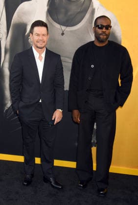 LOS ANGELES, CA - SEPTEMBER 1: Mark Wahlberg and Yahya Abdul-Mateen II at the LA premiere of By Any Means on September 1, 2026 at Paramount Theatre in Los Angeles, California. Copyright: xJeffreyxMayerx