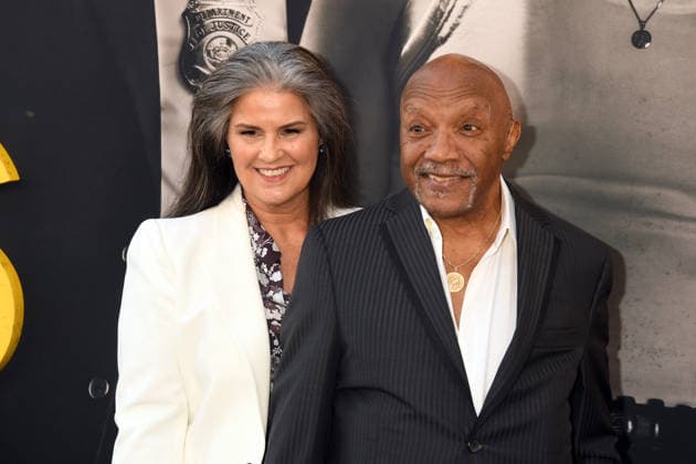 LOS ANGELES, CA - SEPTEMBER 1: Tracy Eisley and Ernie Isley at the LA premiere of By Any Means on September 1, 2026 at Paramount Theatre in Los Angeles, California. Copyright: xJeffreyxMayerx