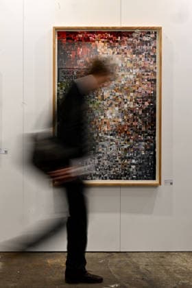SYDNEY CONTEMPORARY MEDIA PREVIEW, ˜Soft Dive™ by artist Kitty Callaghan during a preview of the 10th edition of the Sydney Contemporary Art Fair, at Carriageworks, in Sydney, Wednesday, September 2, 2026. ( NO ARCHIVING SYDNEY NSW AUSTRALIA  Copyright: xDEANxLEWINSx 20260902110908696464