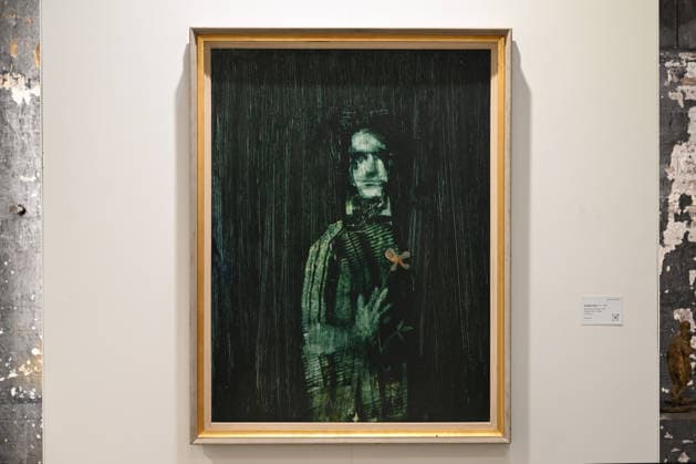 SYDNEY CONTEMPORARY MEDIA PREVIEW, ˜Self Portrait with Flower™ by Sidney Nolan during a preview of the 10th edition of the Sydney Contemporary Art Fair, at Carriageworks, in Sydney, Wednesday, September 2, 2026. ( NO ARCHIVING SYDNEY NSW AUSTRALIA  Copyright: xDEANxLEWINSx 20260902117270560895