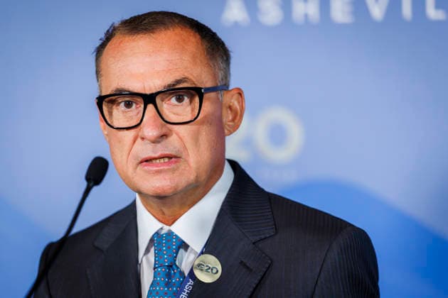Joachim Nagel, Praesident der Deutschen Bundesbank aufgenommen waehrend einer gemeinsamen Pressekonferenz im Rahmen des G-20 Treffens der Finanzministerinnen und Finanzminister sowie Notenbankgouverneurinnen und Notenbankgouverneuren. Asheville, 01.09.2026. Fotografiert im Auftrag des Bundesministeriums der Finanzen. Asheville United States of America *** Joachim Nagel, President of the Deutsche Bundesbank, photographed during a joint press conference held as part of the G20 meeting of finance ministers and central bank governors in Asheville, September 1, 2026. Photographed on behalf of the Federal Ministry of Finance, Asheville, United States of America Copyright: xAmreixSchulz BMFx