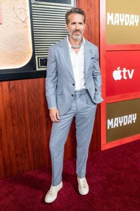 September 1, 2026, Bronx, New York, USA: Ryan Reynolds wearing suit by Brunello Cucinelli attends premiere of Apple TV Original Films Mayday at AMC Lincoln Square in New York, NY on September 1, 2026. Bronx USA - ZUMAr339 20260901_znp_r339_056 Copyright: xLevxRadinx