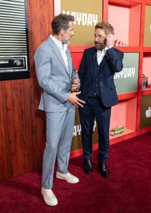 September 1, 2026, Bronx, New York, USA: Ryan Reynolds and Sir Kenneth Branagh attend premiere of Apple TV Original Films Mayday at AMC Lincoln Square in New York, NY on September 1, 2026. Bronx USA - ZUMAr339 20260901_znp_r339_059 Copyright: xLevxRadinx