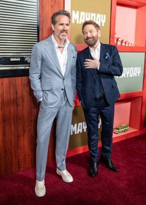 September 1, 2026, Bronx, New York, USA: Ryan Reynolds and Sir Kenneth Branagh attend premiere of Apple TV Original Films Mayday at AMC Lincoln Square in New York, NY on September 1, 2026. Bronx USA - ZUMAr339 20260901_znp_r339_060 Copyright: xLevxRadinx