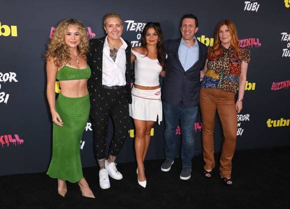 Red Carpet at LA Special Screening for new Tubi Original horror-comedy BUZZKILL Red Carpet at LA Special Screening for new Tubi Original horror-comedy BUZZKILL at Fox Studios in Los Angeles, California on 9 1 26. 01 Sep 2026 Pictured: Brec Bassinger, Jem Garrard, Siena Agudong, Adam Lewinson, Suzanne Keilly.  Copyright: xThexMegaxAgencyxRiverx xMEGAx